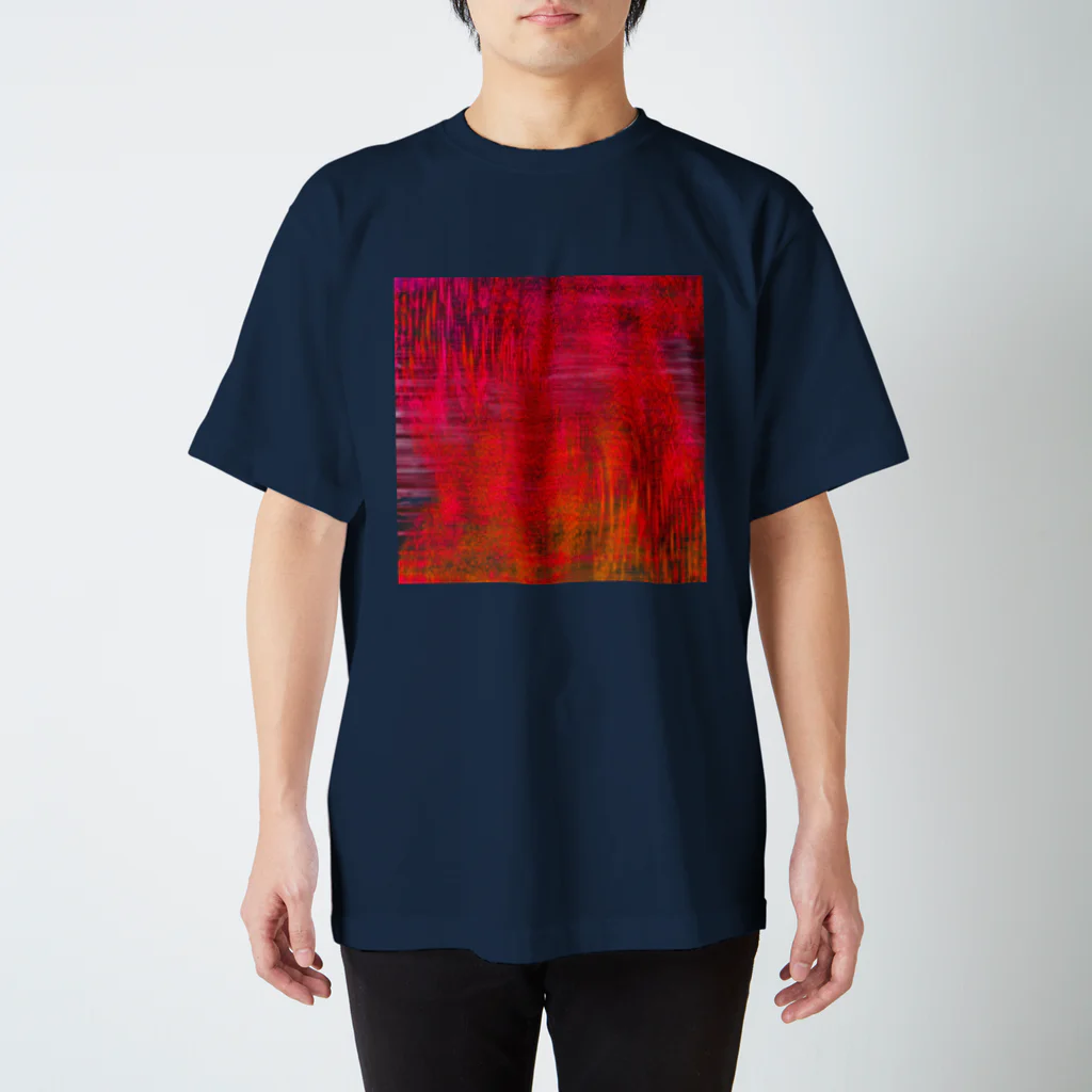 水草のRed Regular Fit T-Shirt