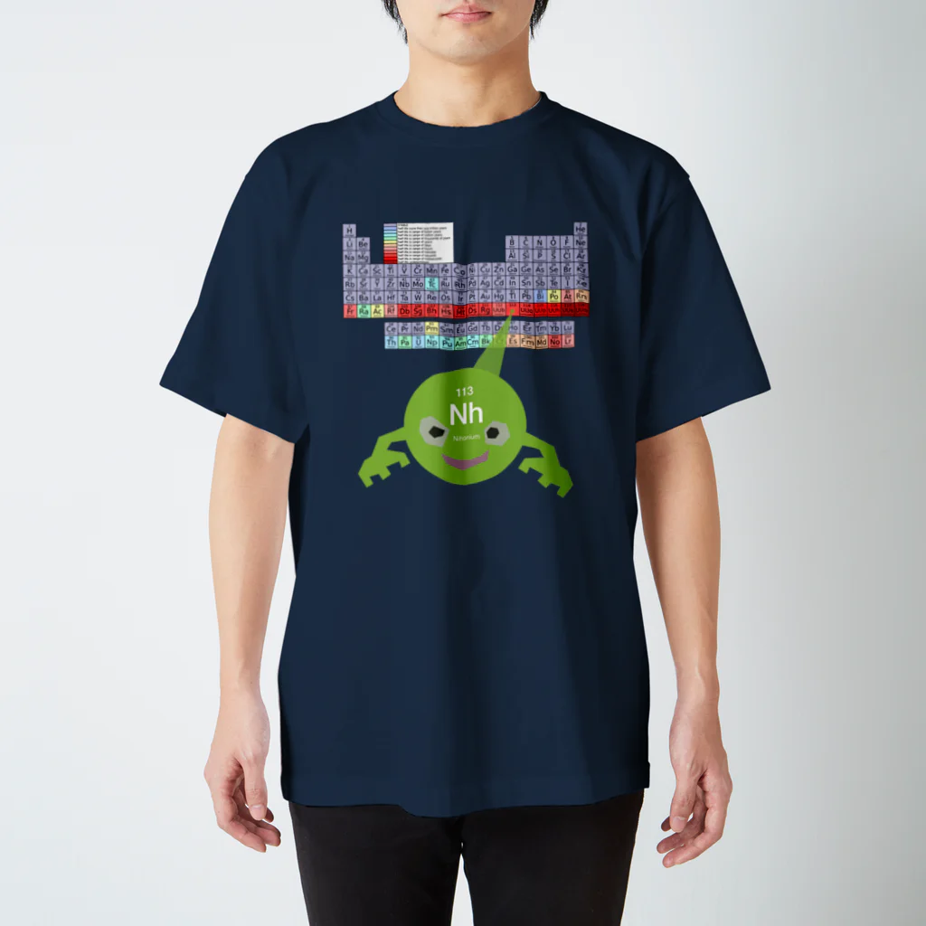 GECKO-SO-SINGのニホニウムくん スタンダードTシャツ