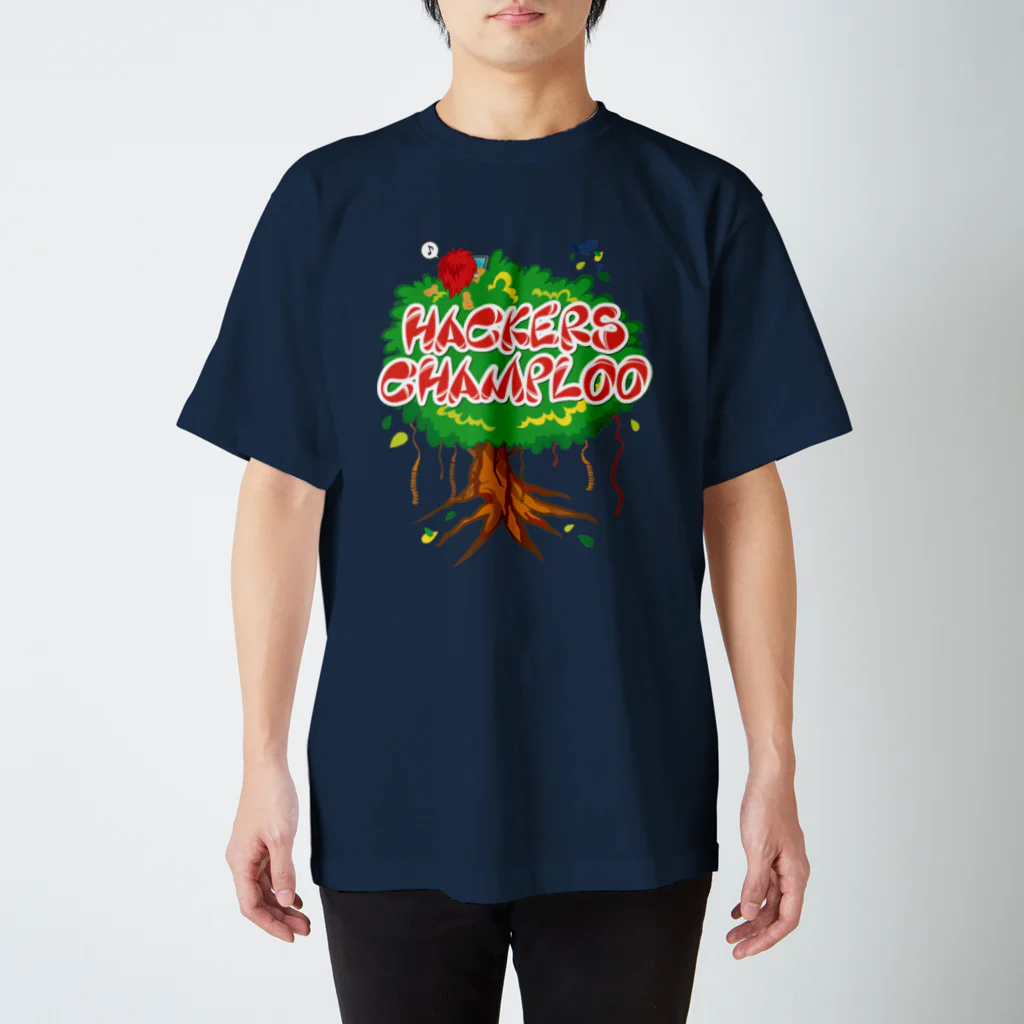 ハッカーズチャンプルーのハッカーズチャンプルー ガジュマル スタンダードTシャツ