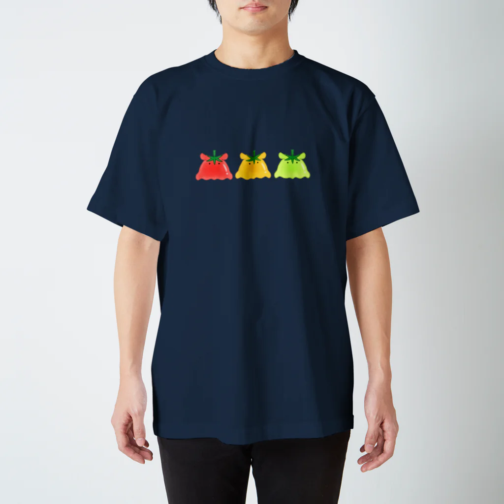 まようりのとまとめんだこ×3 スタンダードTシャツ