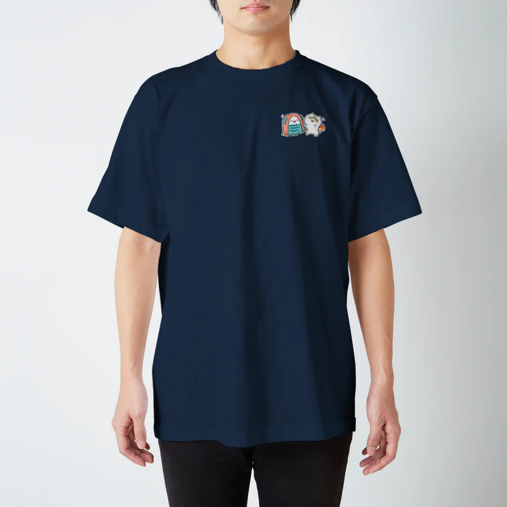 アマビエちゃまとハクタクちゃまの店のアマビエちゃまとハクタクちゃま仲良し Regular Fit T-Shirt