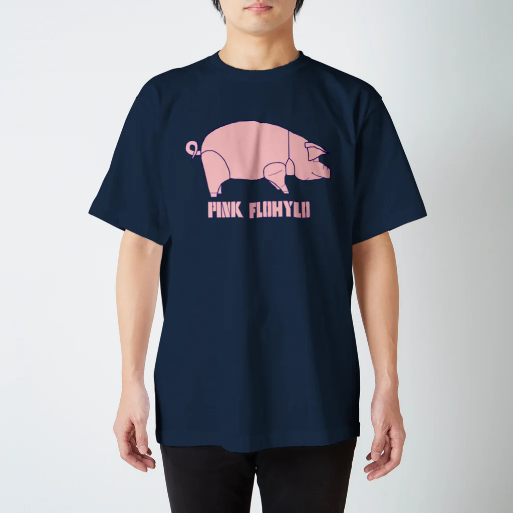 長州変態維新の会　のPINK FLOHYLD ANIMALS Regular Fit T-Shirt