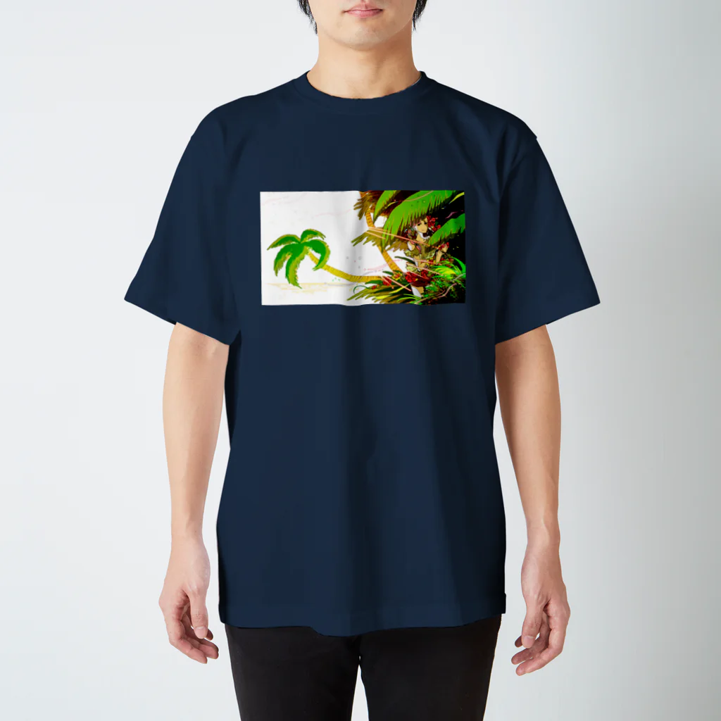 unknown＋storeのグリーンのハット スタンダードTシャツ