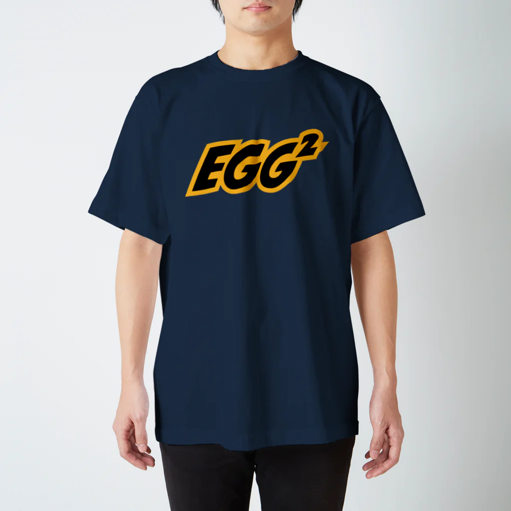EGG²の"Navy" EGG² Logo T-shirts スタンダードTシャツ