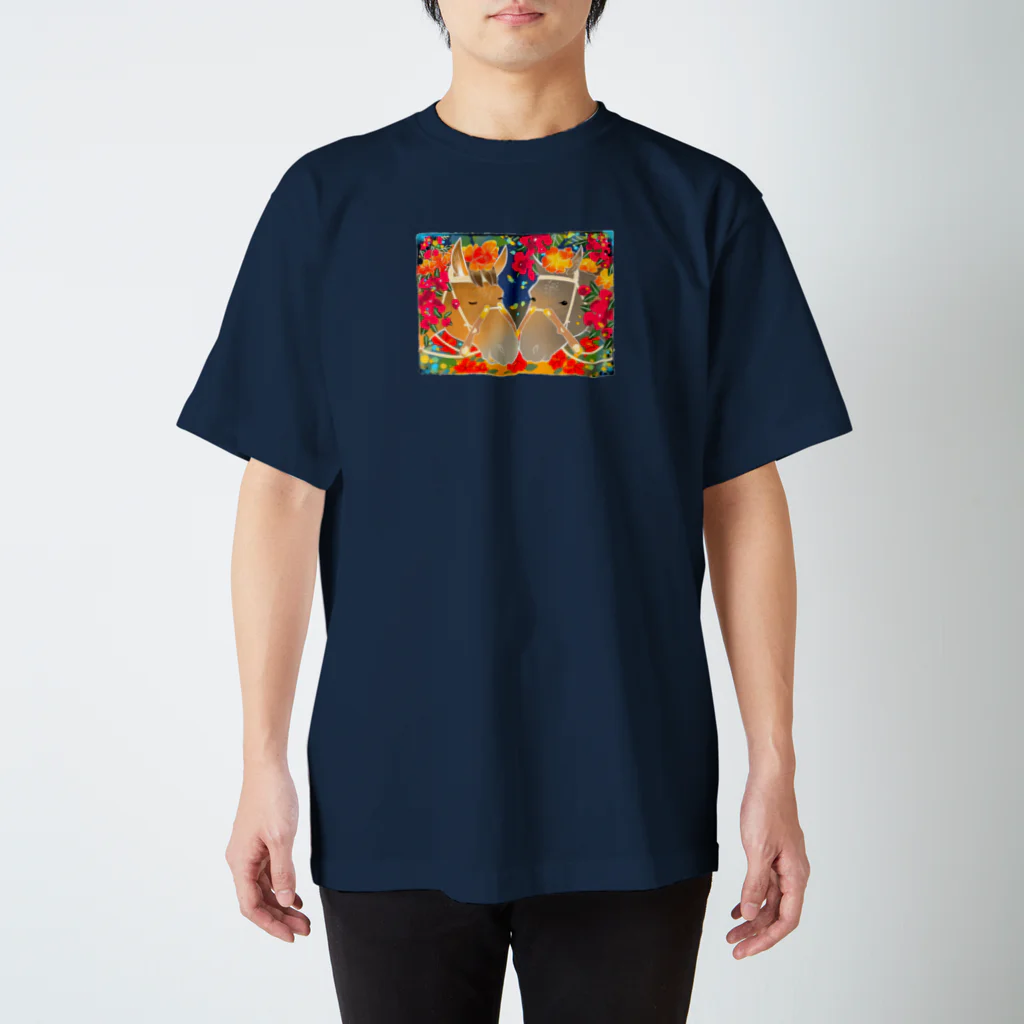 poniponiの沖縄の馬 Regular Fit T-Shirt