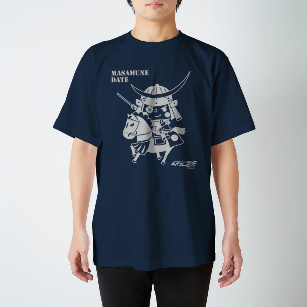 チョイコレshopのチョイコレ武将（伊達政宗） スタンダードTシャツ