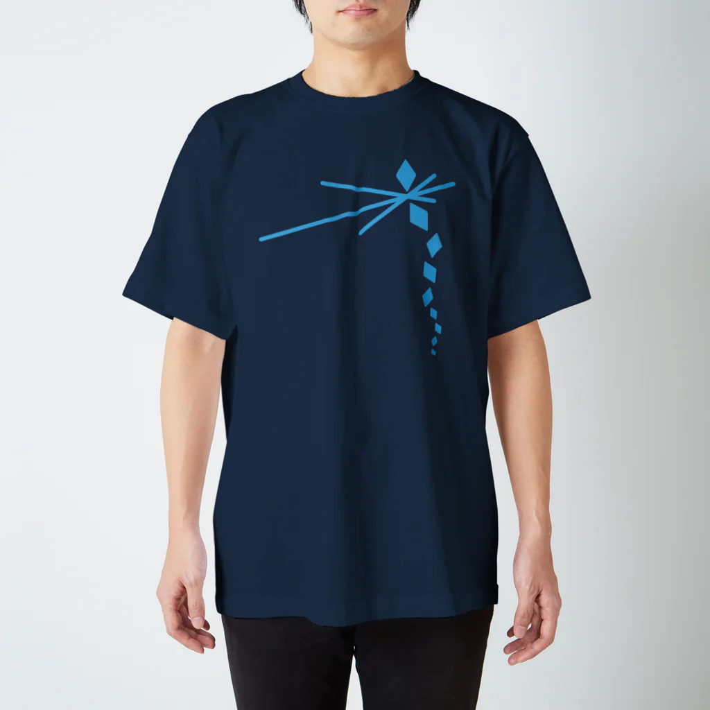 mkumakumaのひし形と線 Regular Fit T-Shirt