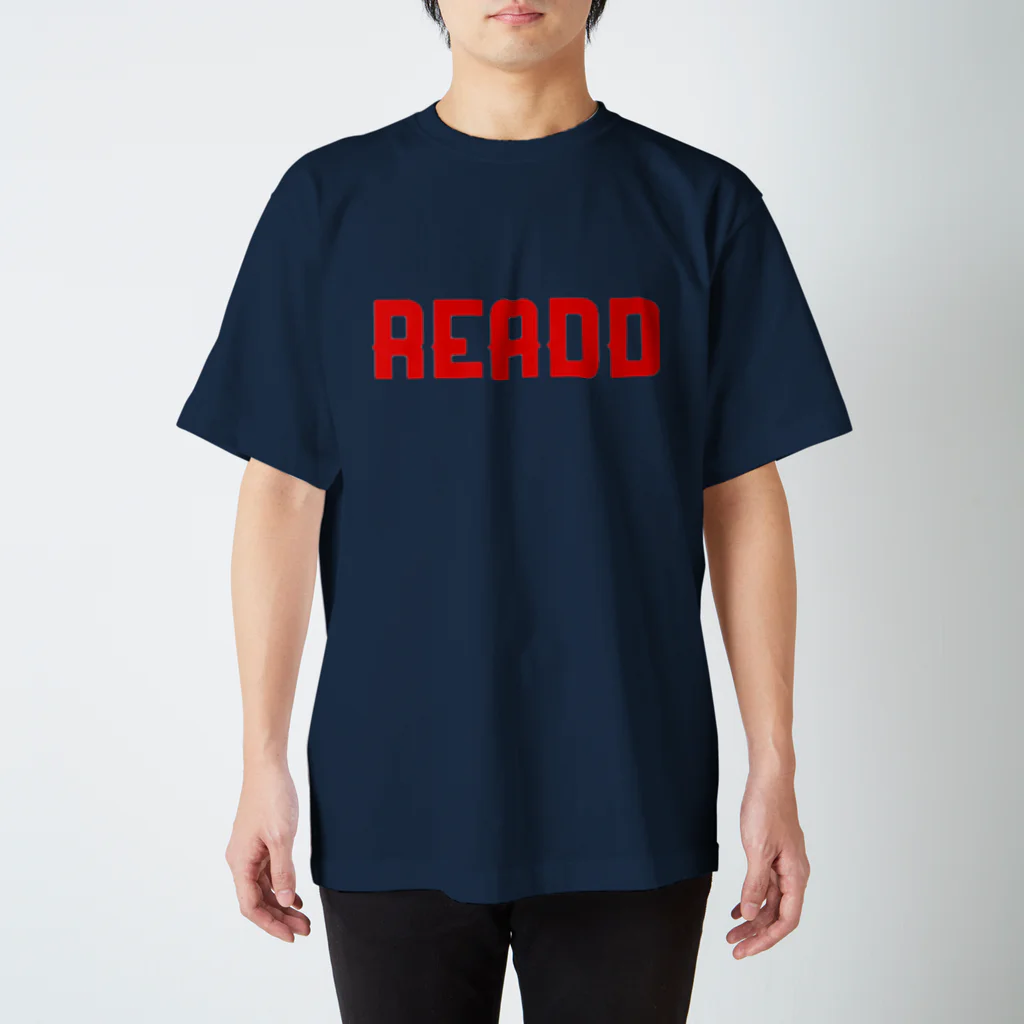 ReaDDのReaDD ロゴ赤 スタンダードTシャツ