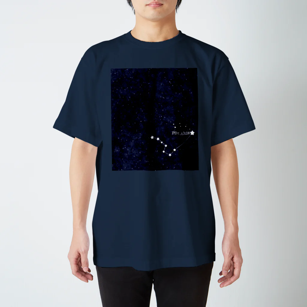 Polarisの夜空に輝くPOLARIS スタンダードTシャツ