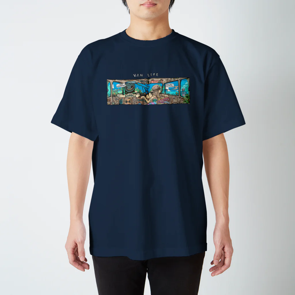 落書きジョーカーのVAN LIFE スタンダードTシャツ