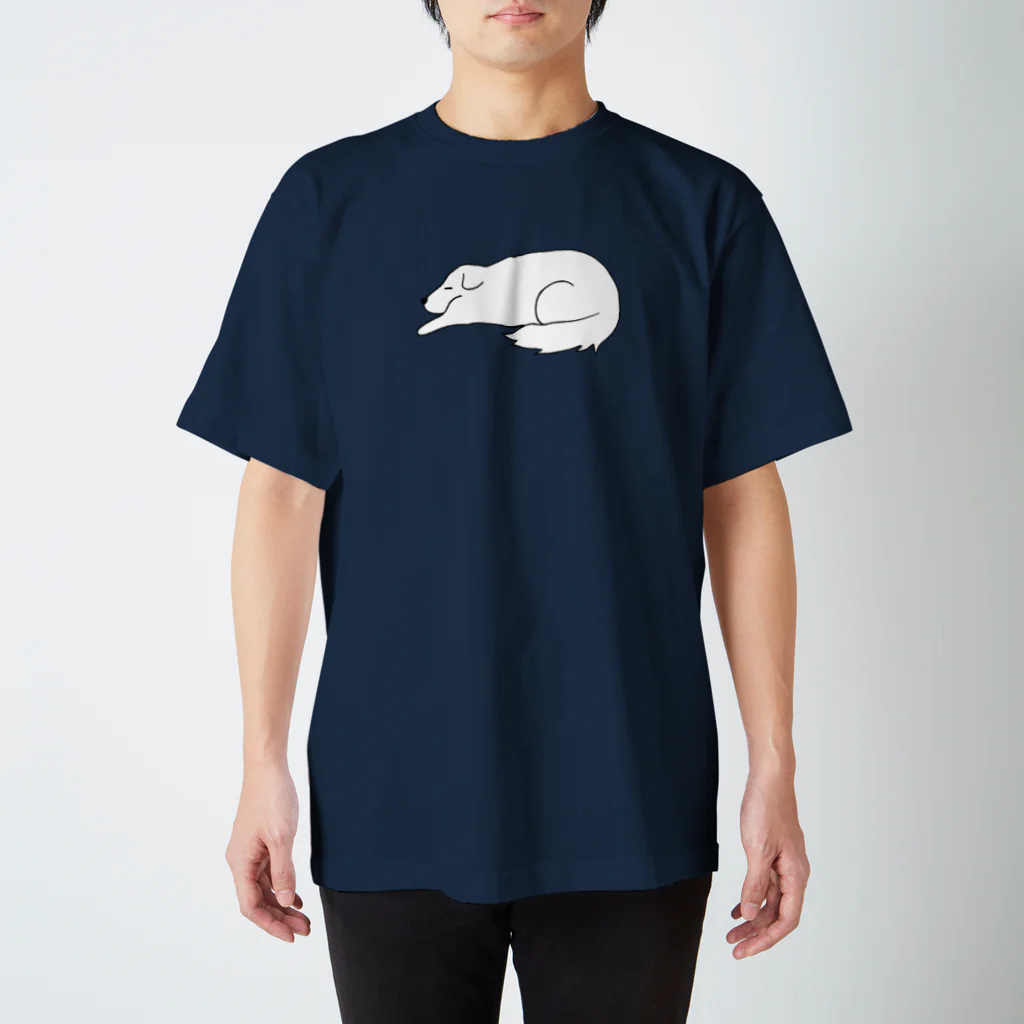 かぬぬの寝る大型犬 Regular Fit T-Shirt