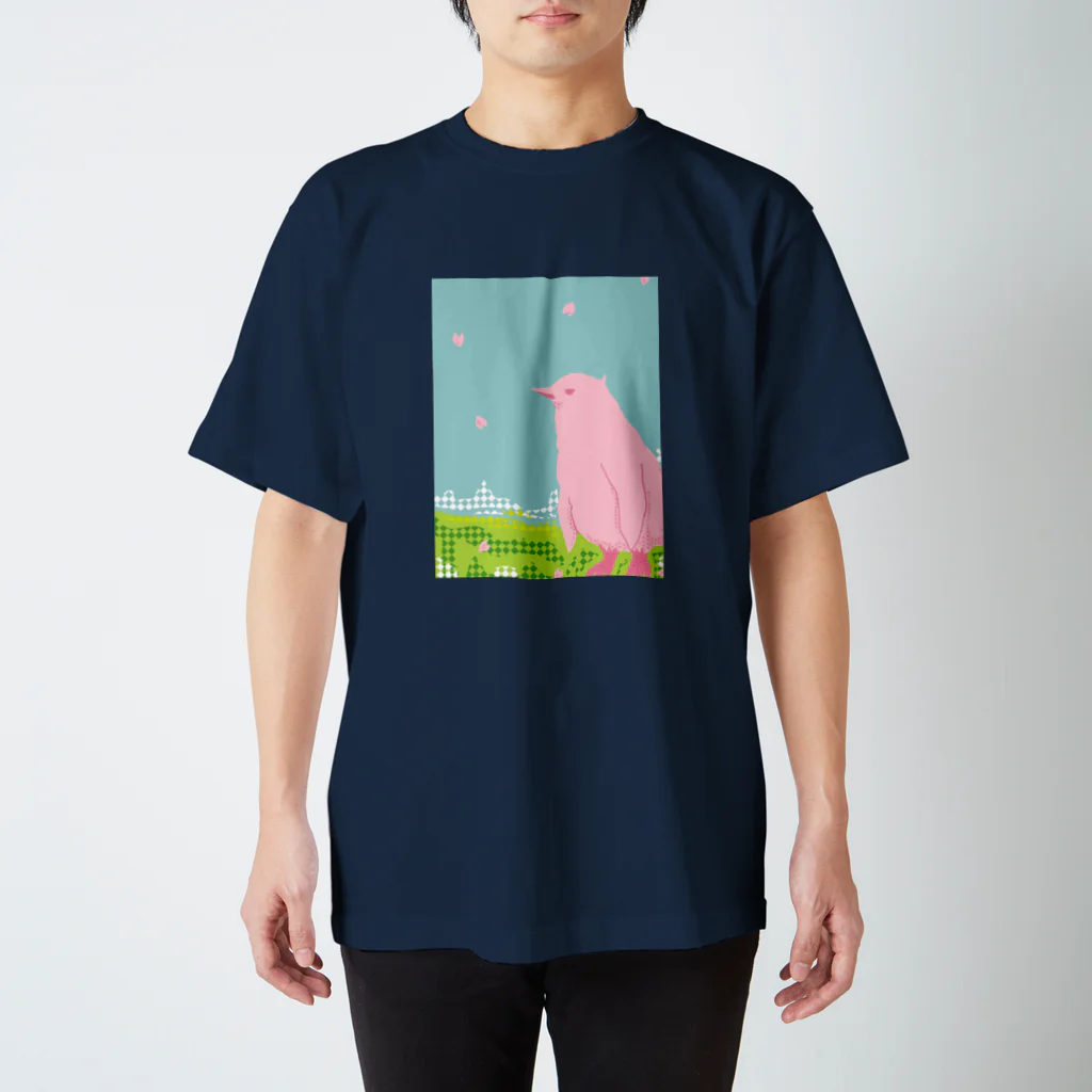 榛原ペンギン美術館(物販部)の春待ちペンギン Regular Fit T-Shirt