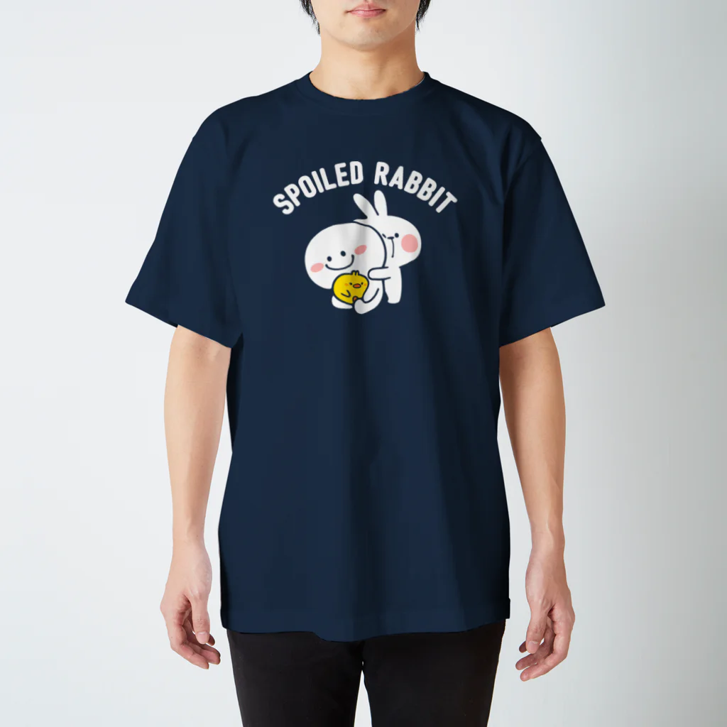 AKIRAMBOWのSpoiled Rabbit (For Deep Coler) / あまえんぼうさちゃん (濃色用) Regular Fit T-Shirt