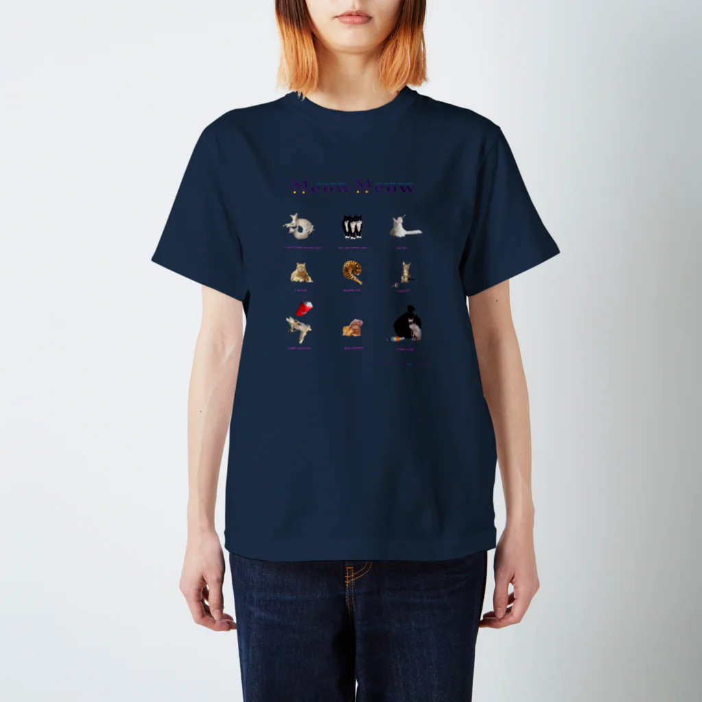 nantonakuのcat 図鑑 スタンダードTシャツ