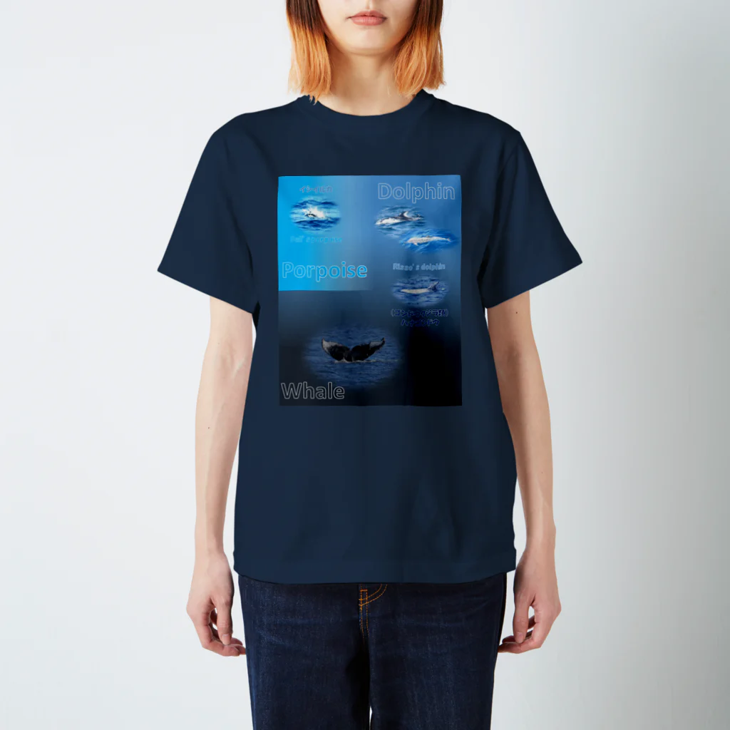 L_arctoaのイルカとクジラの違い スタンダードTシャツ