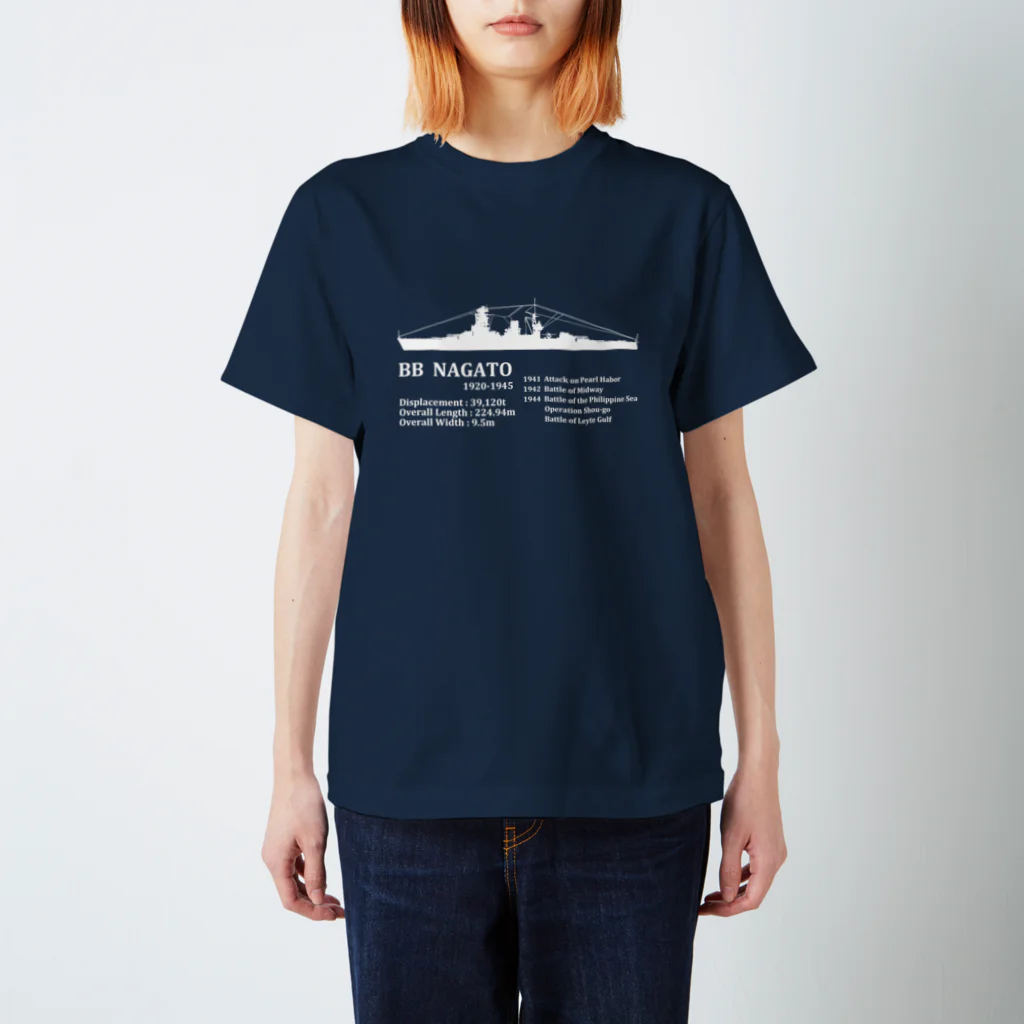 Atelier ゆきのNAGATO white スタンダードTシャツ