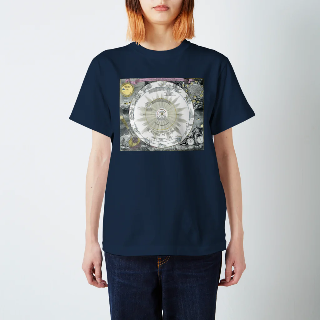 博物雑貨 金烏のゾディアック·チャート - The British Library Regular Fit T-Shirt