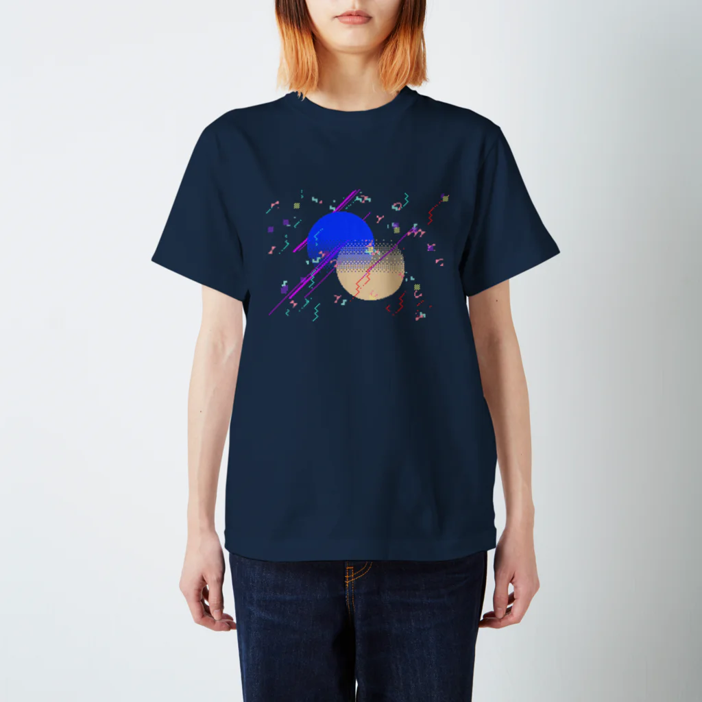 退化現象 硯出張所のPixel Color Composition Ⅰ(NoBack) スタンダードTシャツ