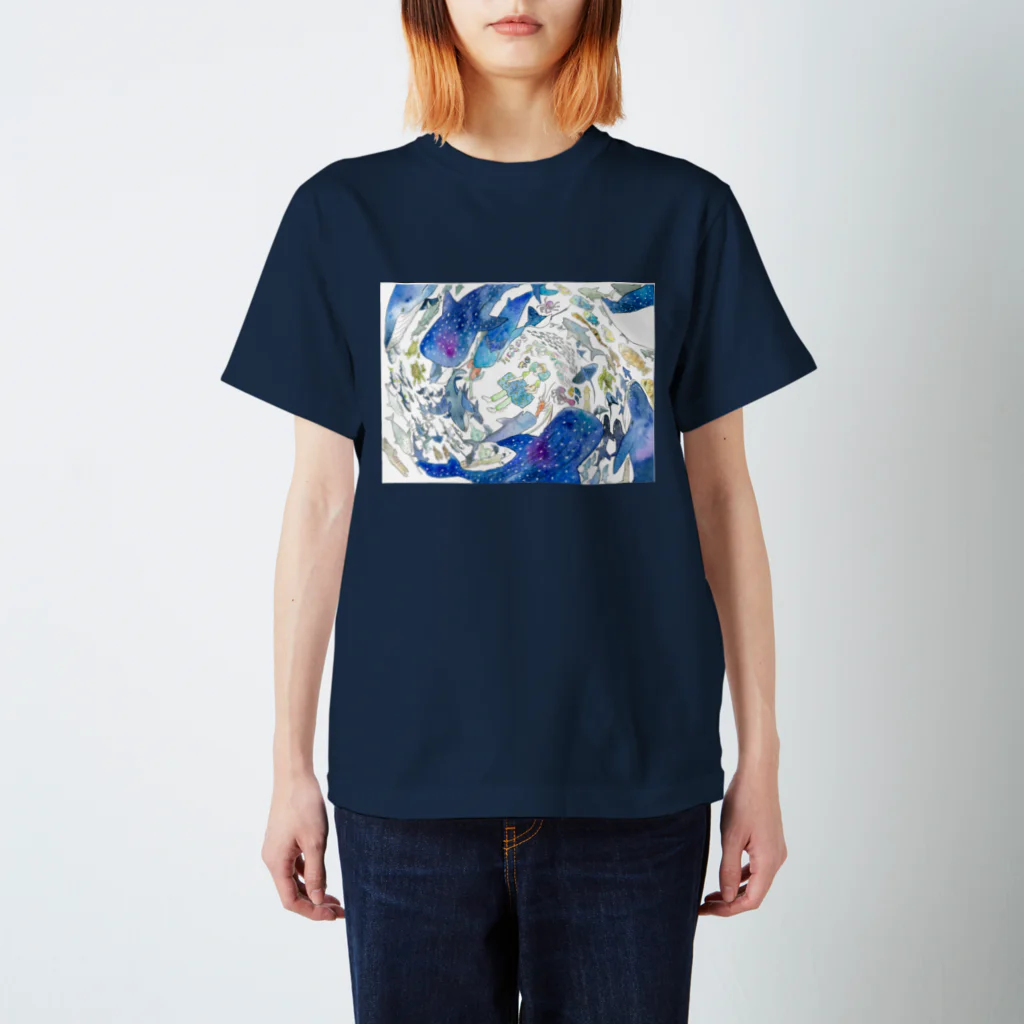 もじょもじょの海の中で眠る スタンダードTシャツ