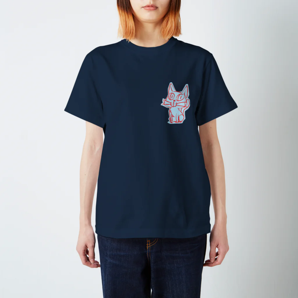 ティシュー山田のどや猫 Regular Fit T-Shirt