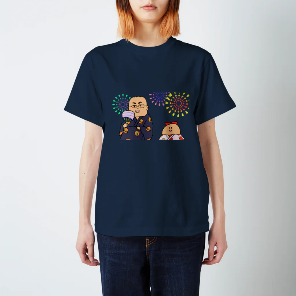 ぱくぱくショップの花火大会 スタンダードTシャツ