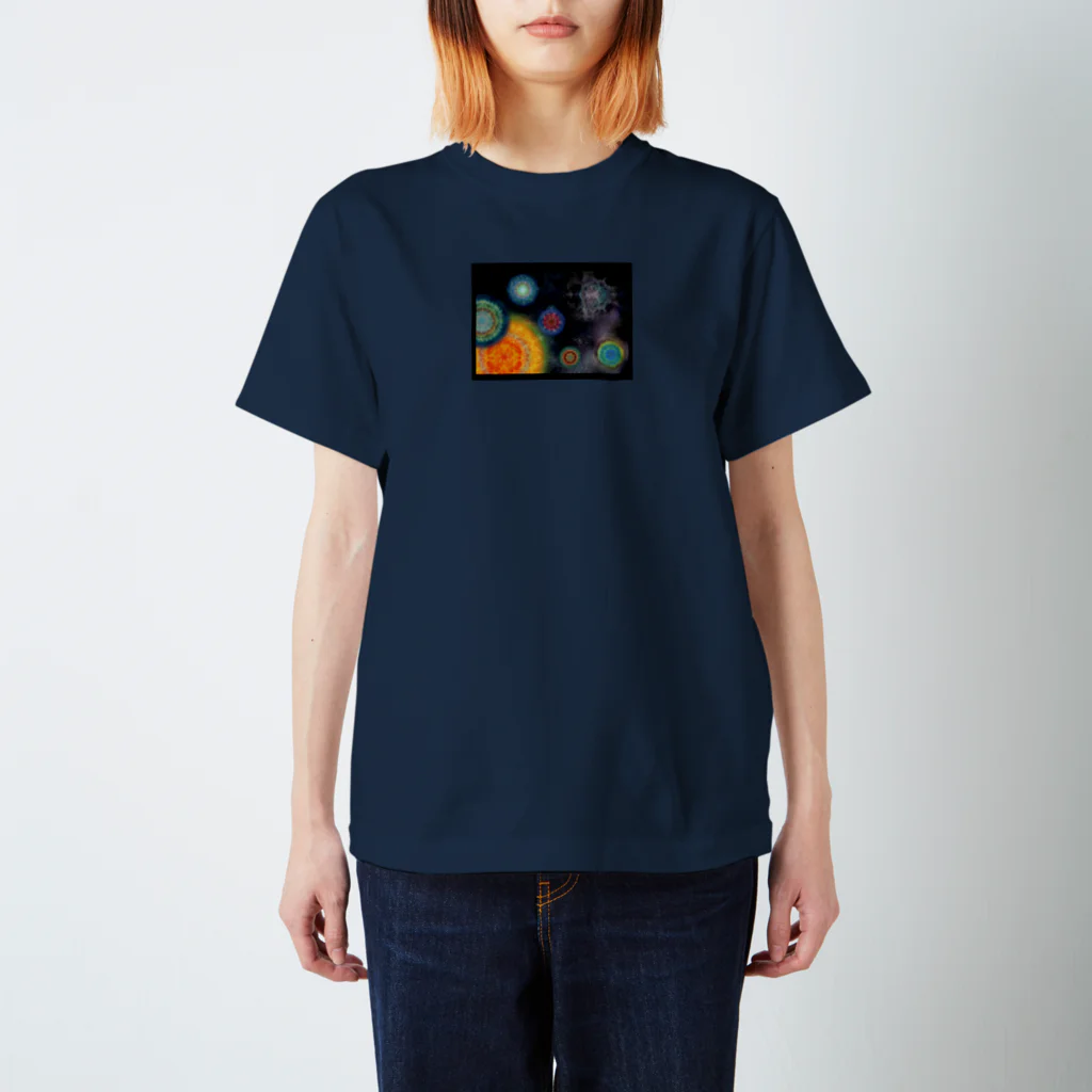 Mandala Mariの太陽系の惑星曼荼羅 Regular Fit T-Shirt