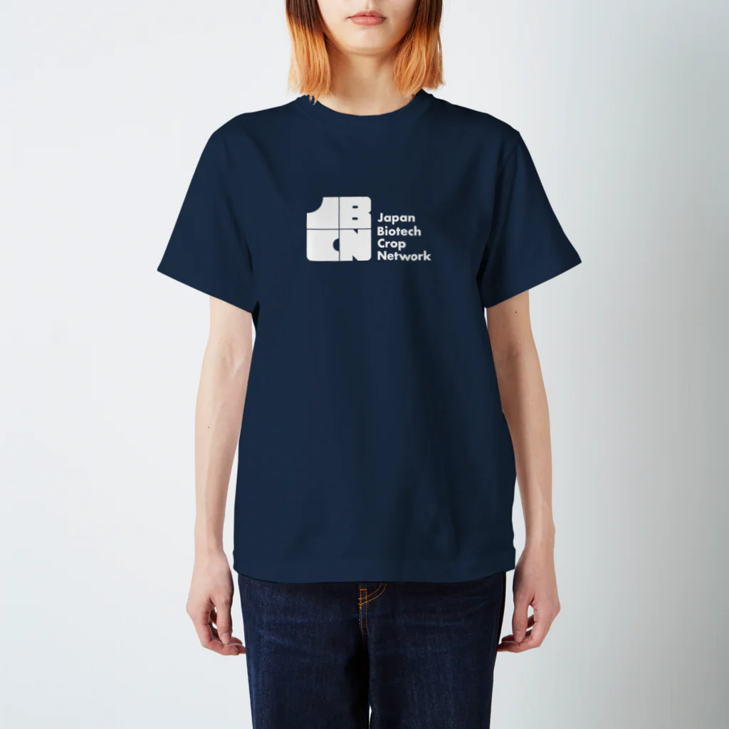 日本バイオ作物ネットワーク(Japan Biotech Crop Network)のJBCN Symbol + 4Ls スタンダードTシャツ