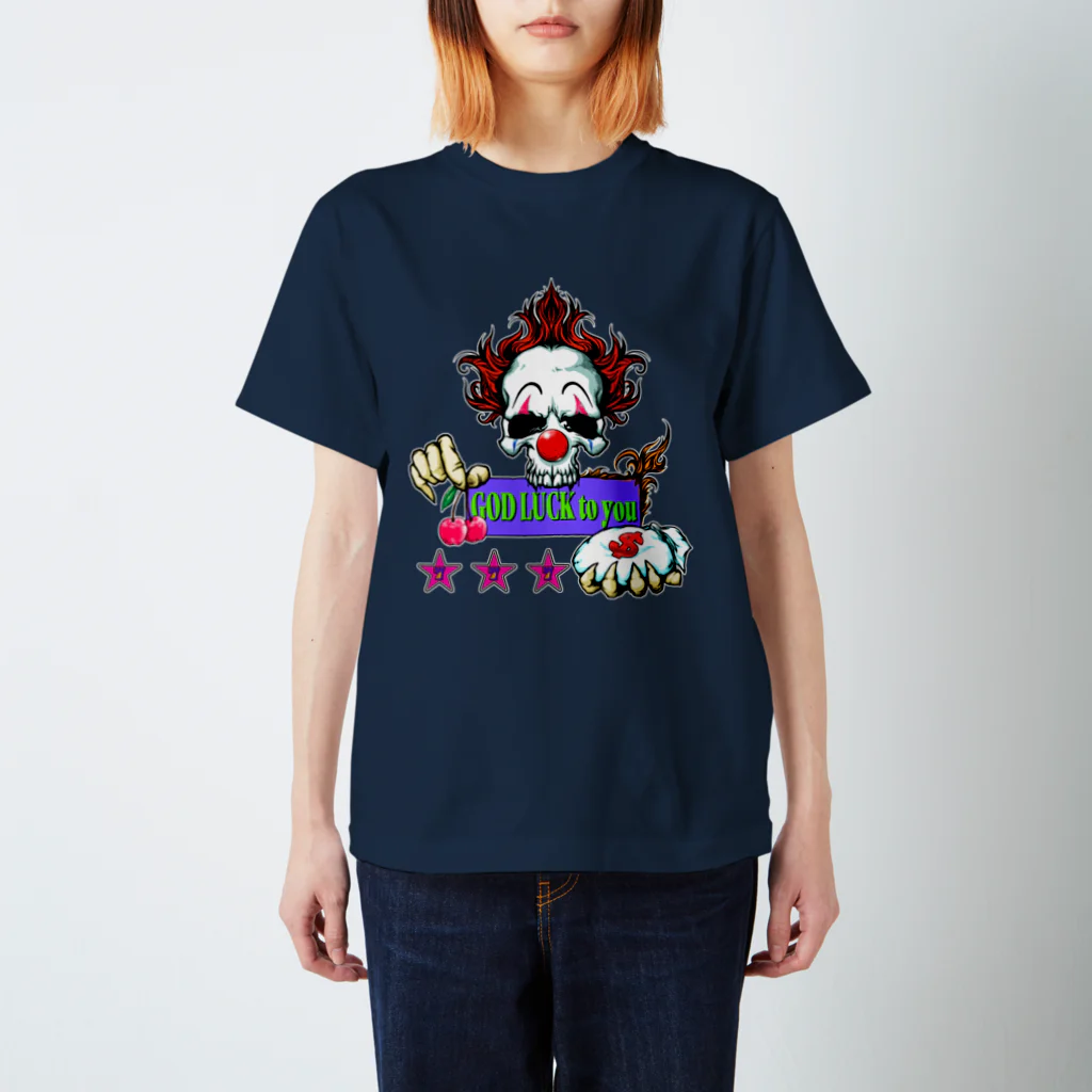 GOD LUCK💀to youのピエロGOD LUCK to  you🤡✨ スタンダードTシャツ