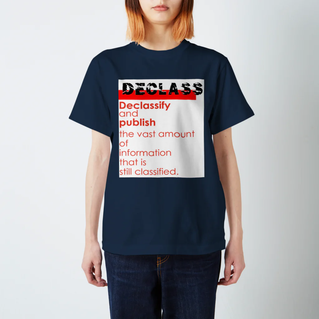 PALA's SHOP　cool、シュール、古風、和風、のDECLASSーⅡ Regular Fit T-Shirt