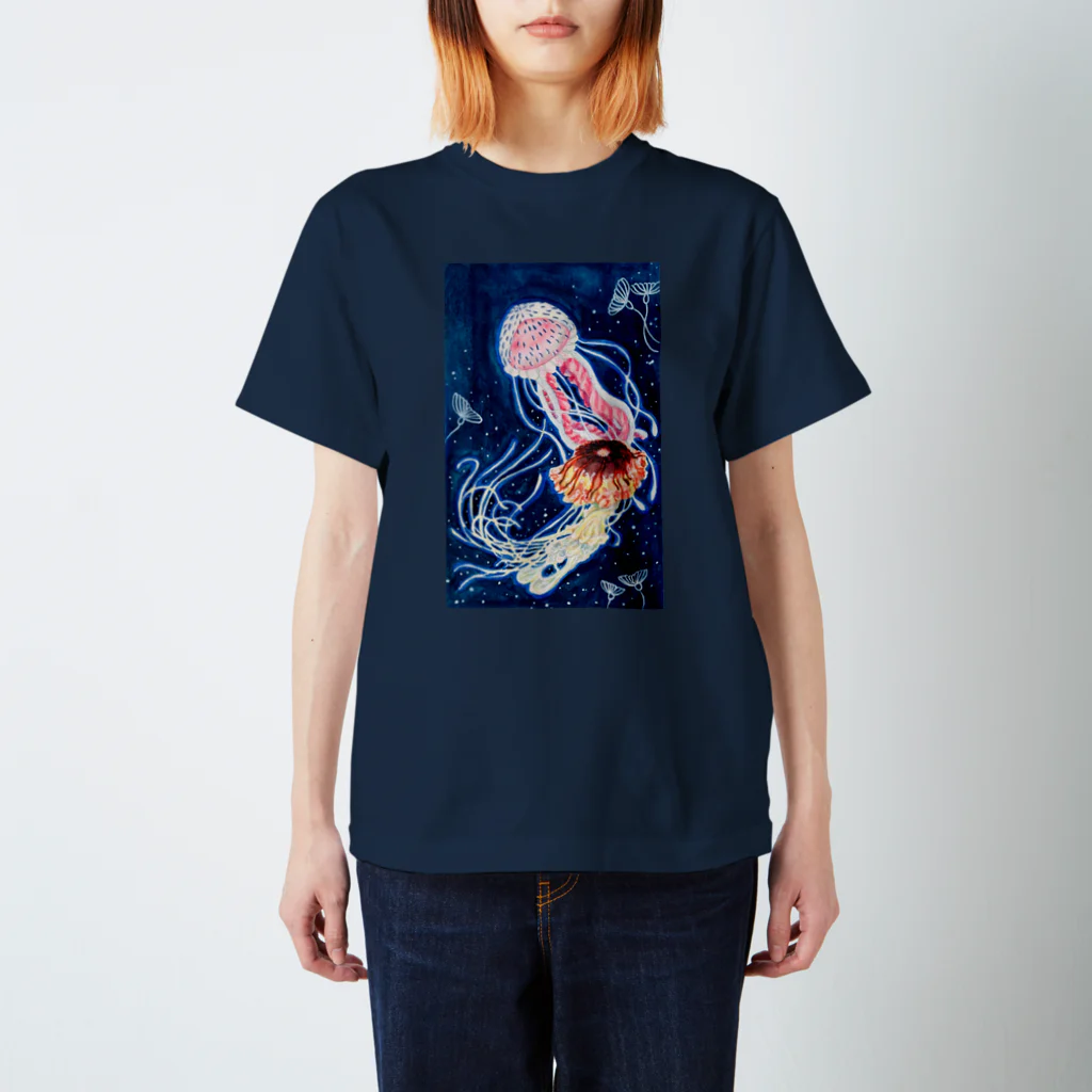 JapaneseArt Yui Shopの海月のワルツ Regular Fit T-Shirt