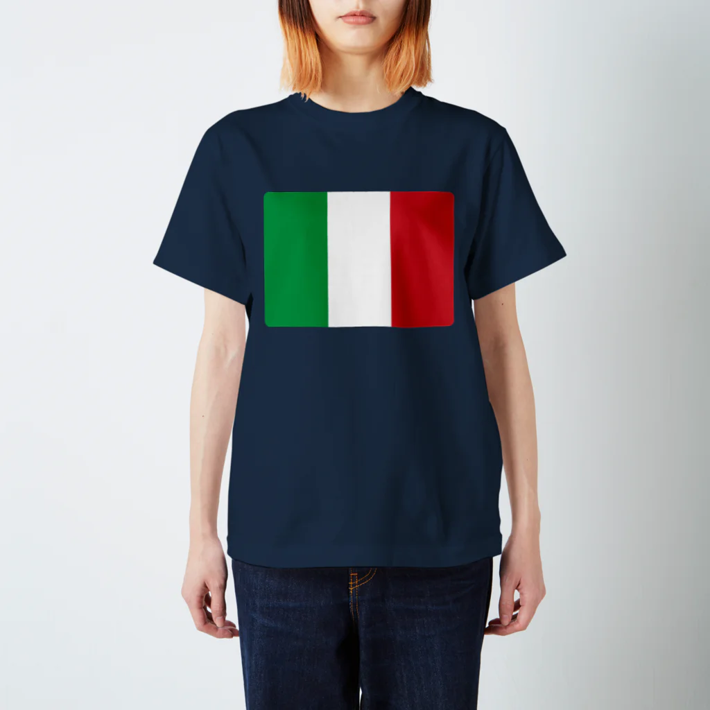 お絵かき屋さんのイタリアの国旗 スタンダードTシャツ