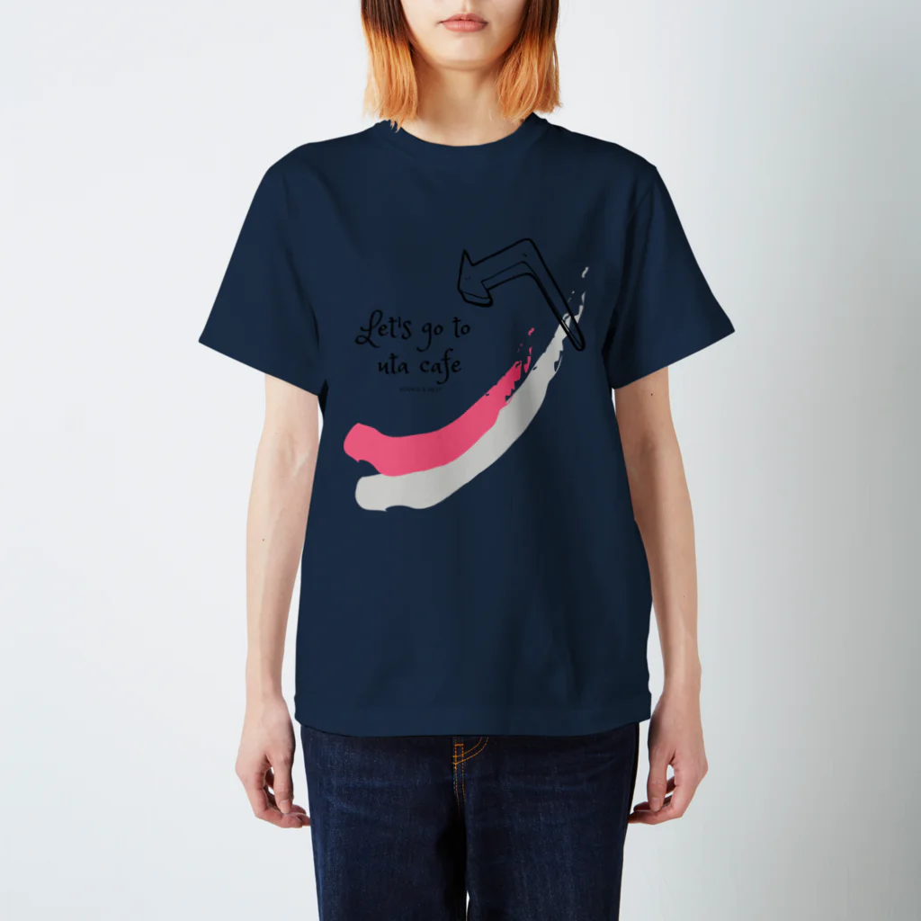 uta cafeのLet's go to uta cafe Regular Fit T-Shirt