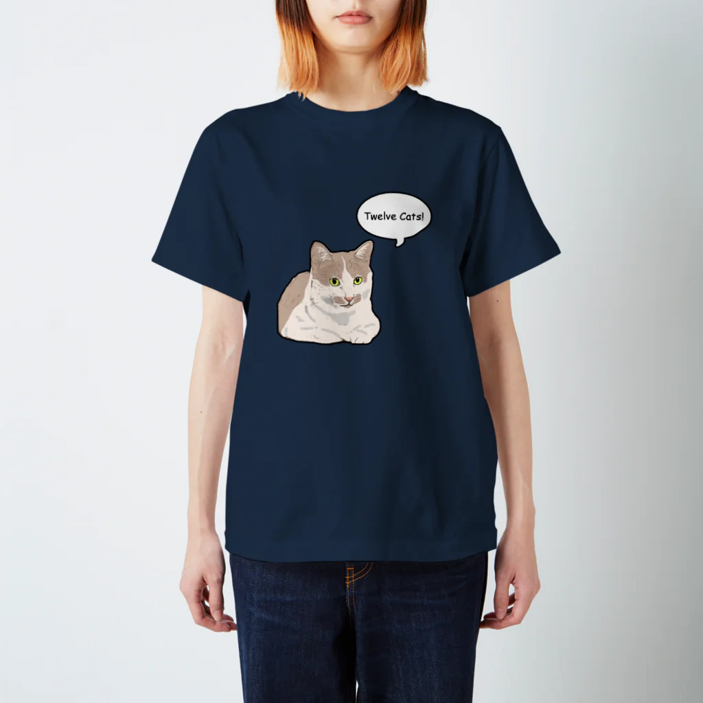 Twelve CatsのCOMIC! 5 スタンダードTシャツ