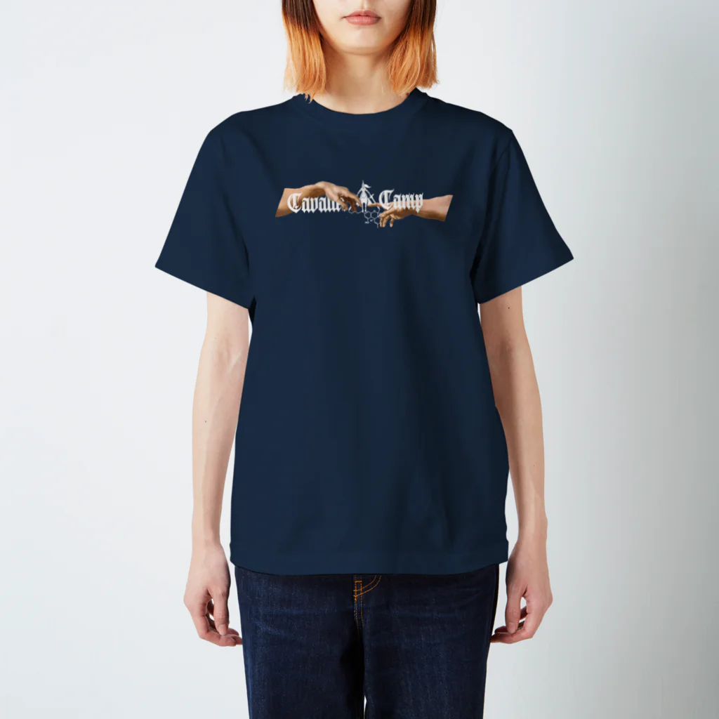Cavalier Campの「The Creation of Cavalier」White Logo Regular Fit T-Shirt