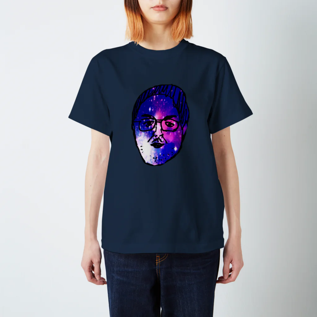 nekonekoskのメスブタ教授(galaxy) Regular Fit T-Shirt