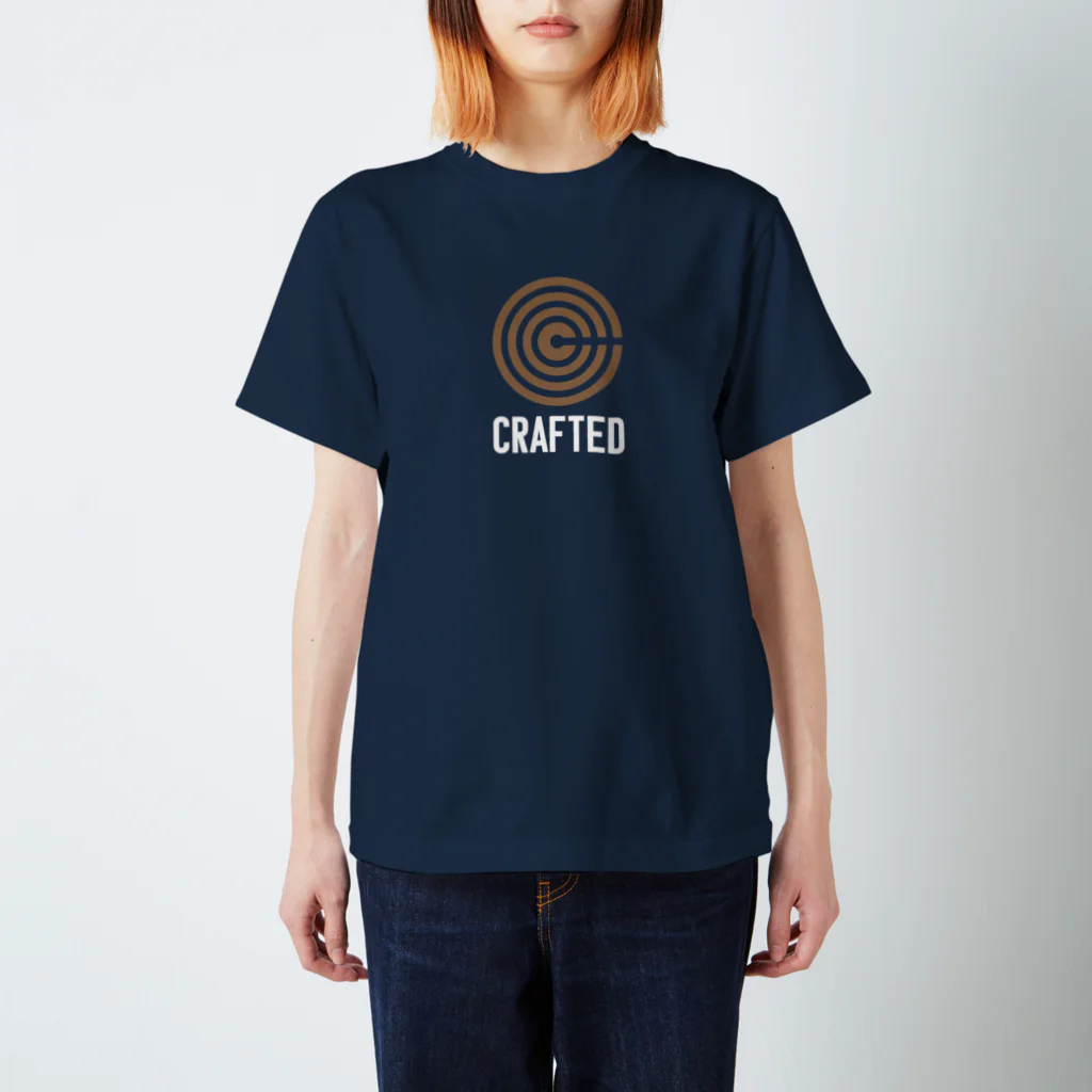なかむらりか商店のCRAFTED　白ロゴ Regular Fit T-Shirt