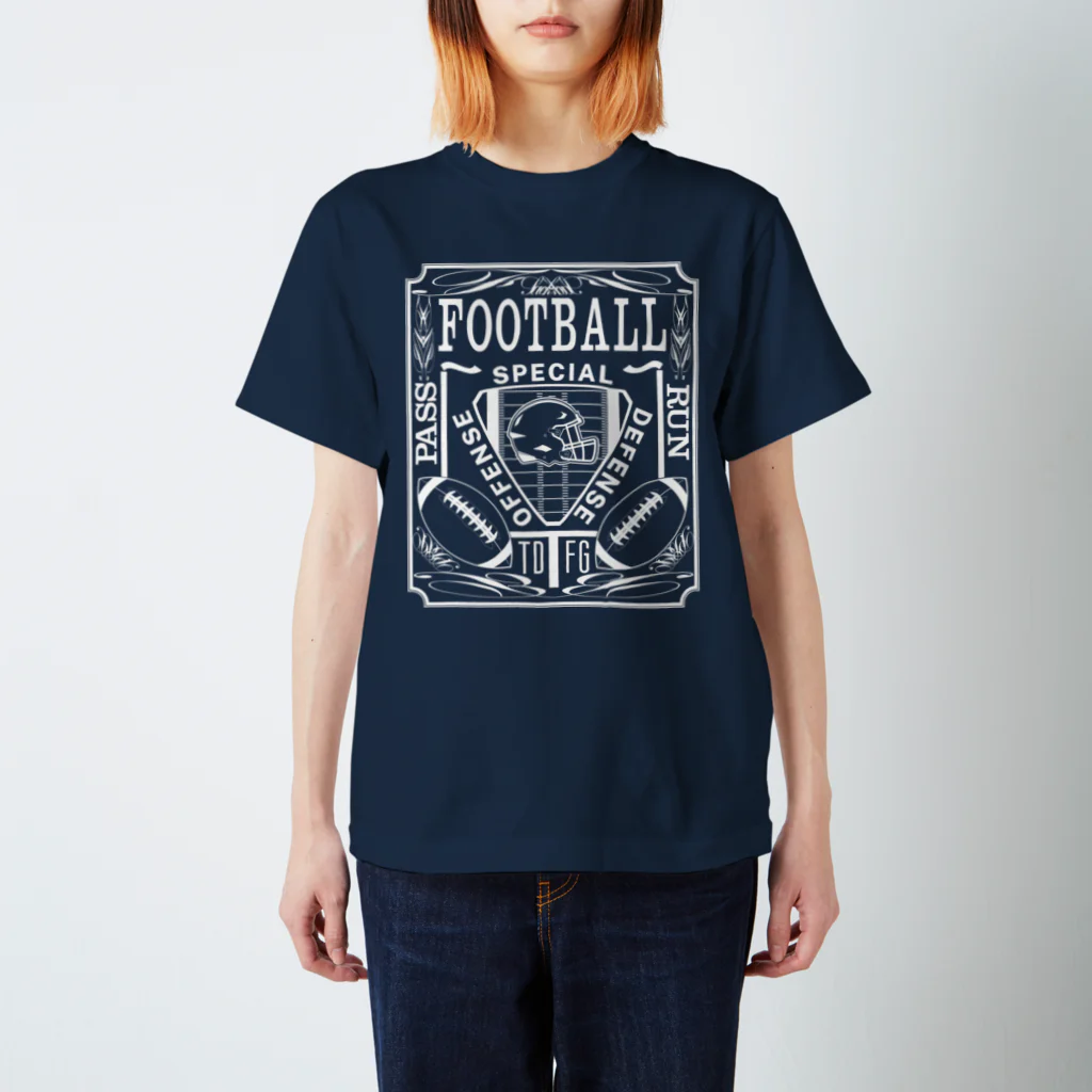 PB.DesignsのPB-FOOTBALL スタンダードTシャツ