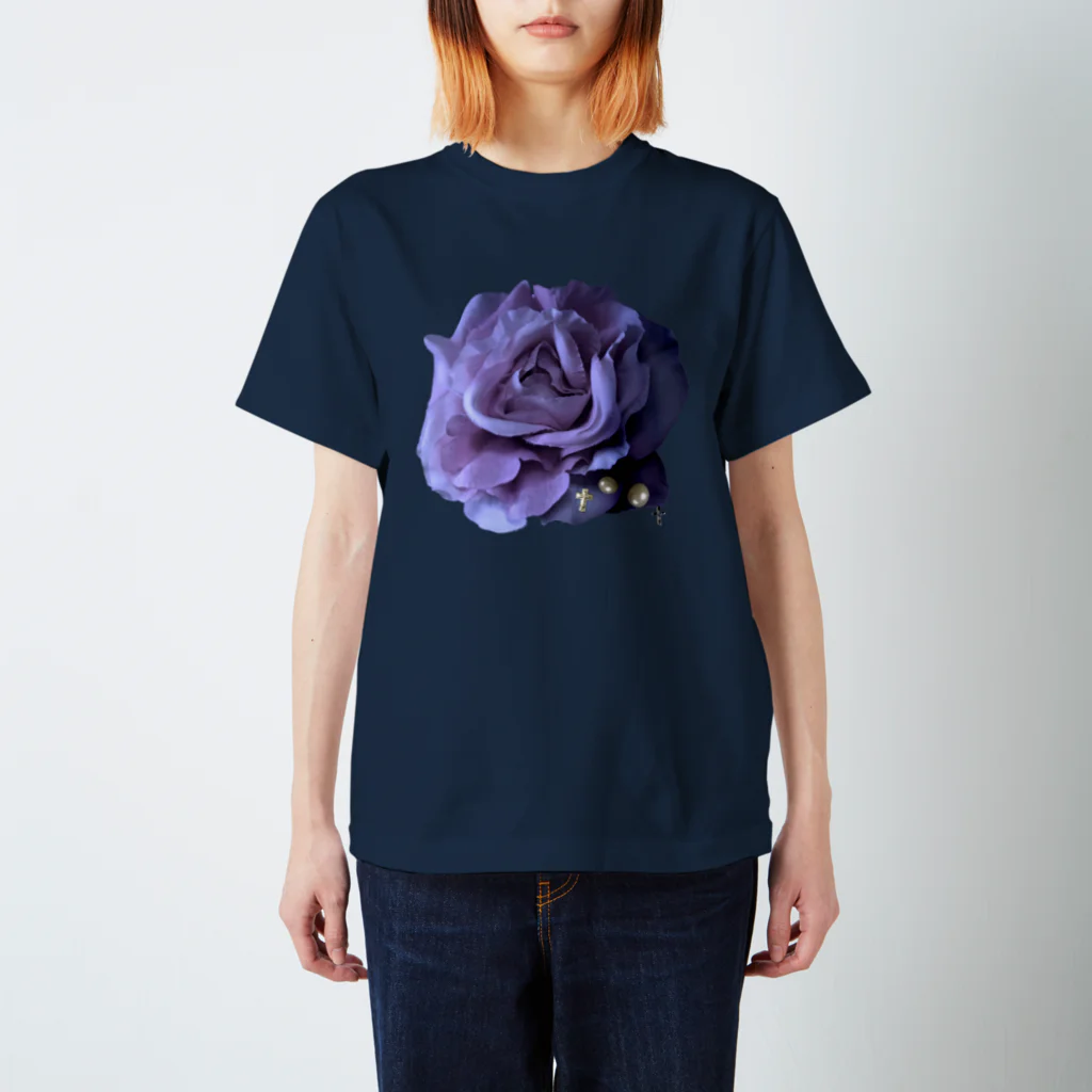 💜Salon de Lucia💜のRosenkreuzer BLUEBERRY Regular Fit T-Shirt