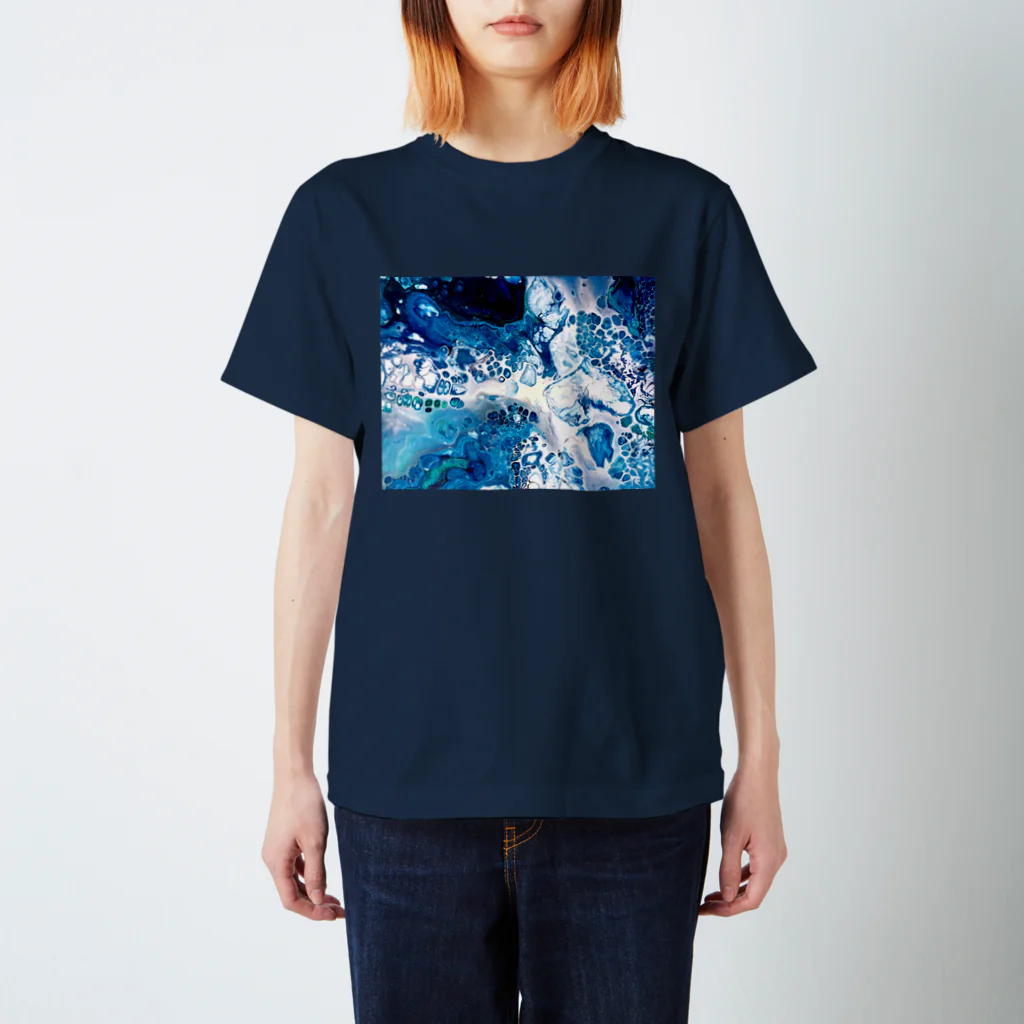 きたじ詠美 web shopの海風のかけら-Sea glass- スタンダードTシャツ