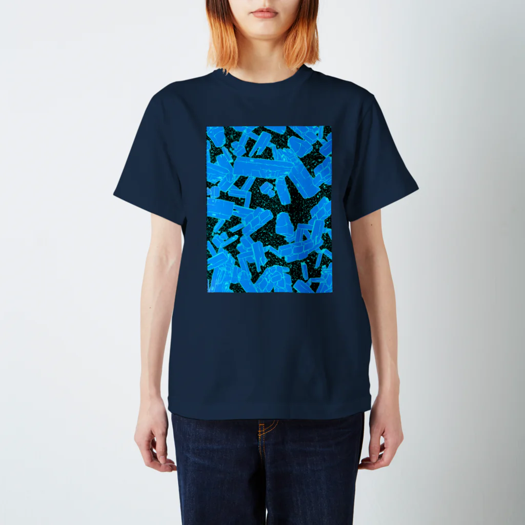 ＳＩＬＶＥＲＷＯＬＦＭＥＮmixculturedesinの<WEB限定>宇宙の煌めき スタンダードTシャツ