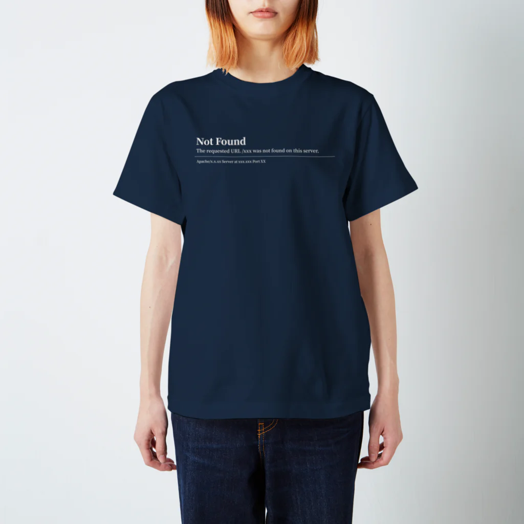 ニルスのTシャツとか屋さんのNOT FOUND(白) Regular Fit T-Shirt