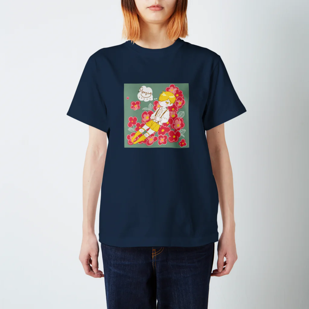 あいはさんだよ。のすりーぴんぐいろちがい スタンダードTシャツ