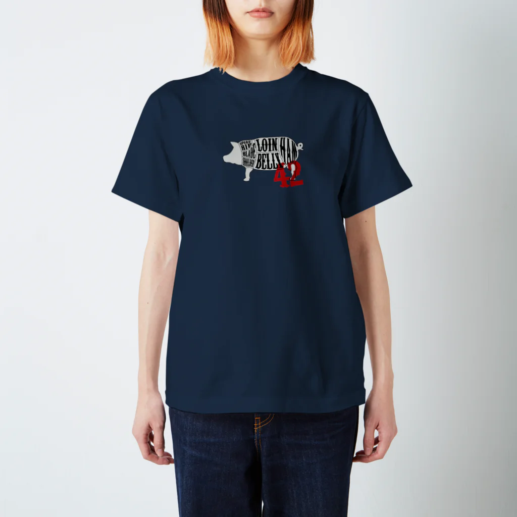 BEARGUNDYの豚肉 Regular Fit T-Shirt