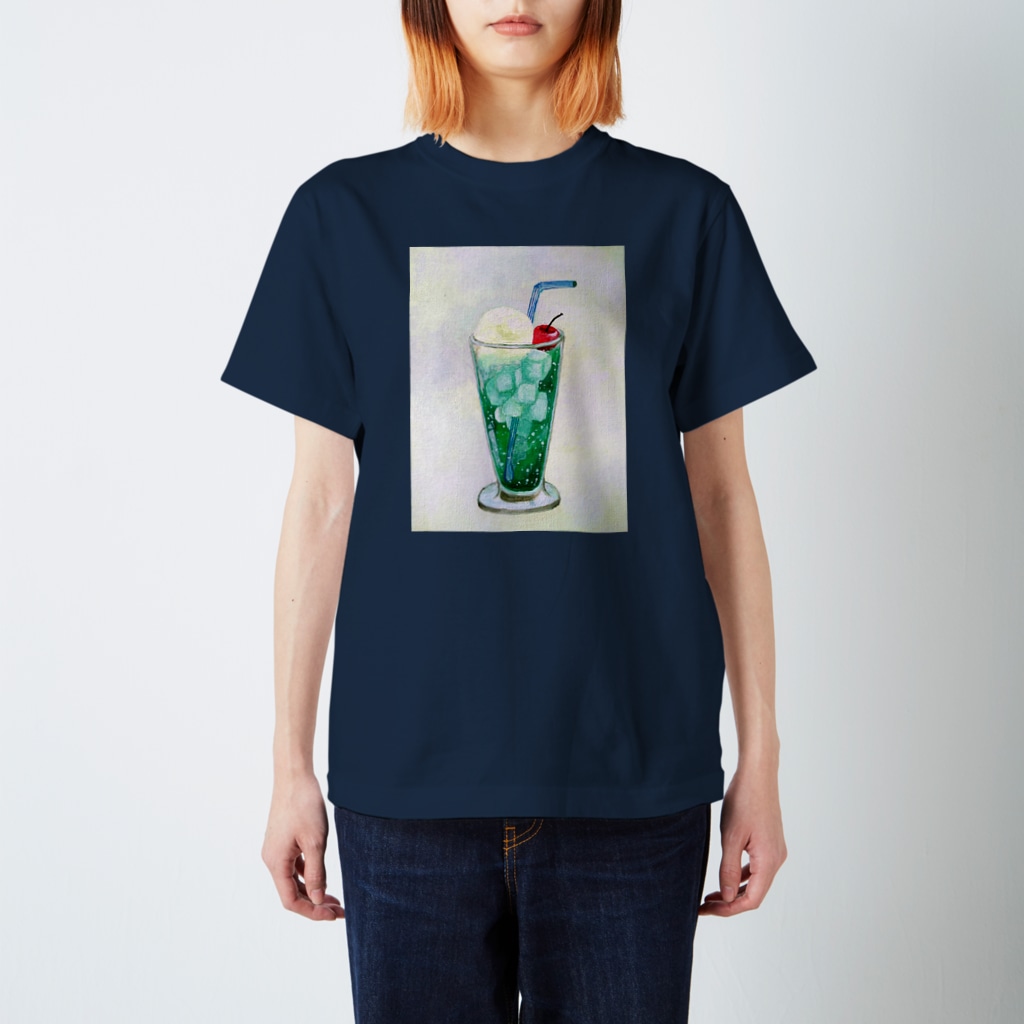 youmoreのメロンクリームソーダ Regular Fit T-Shirt