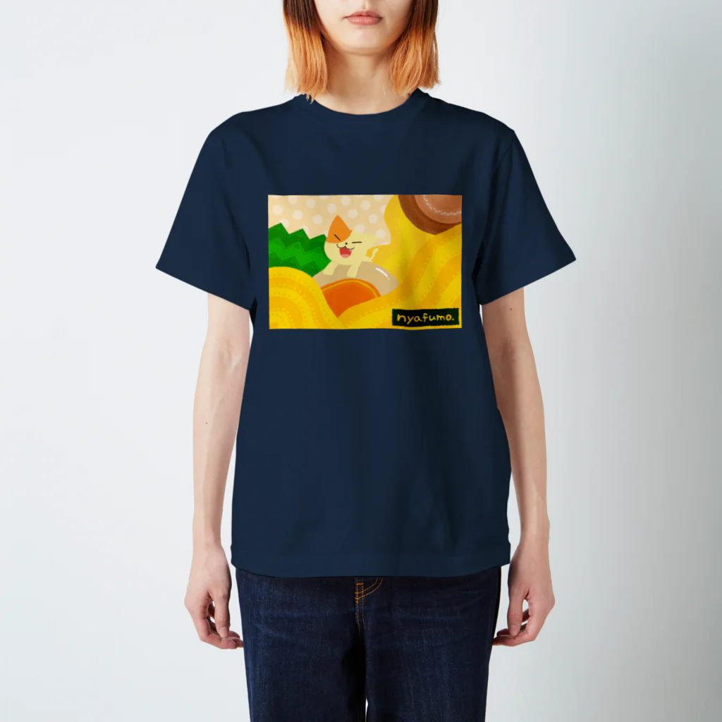 nyafumo.のニャーメン スタンダードTシャツ