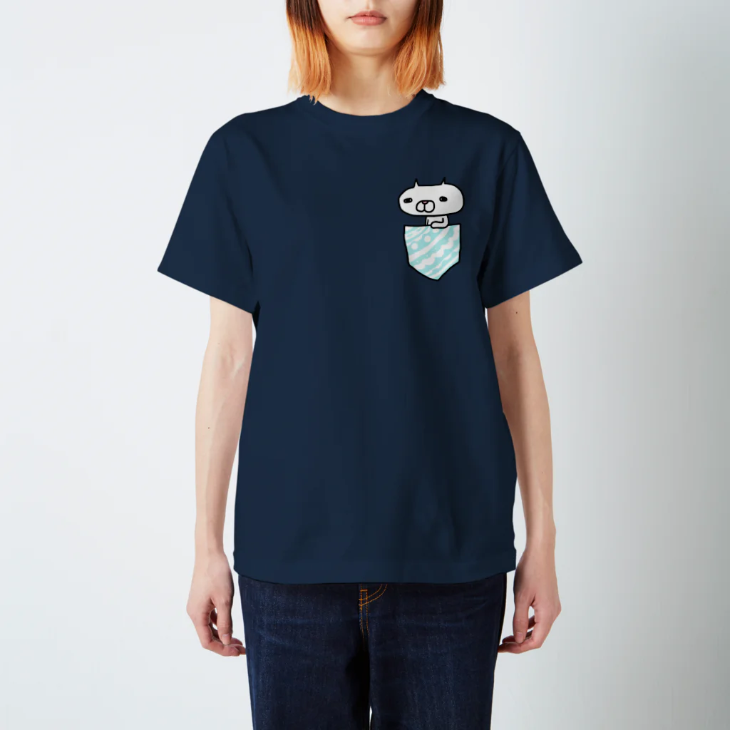 aporieのひょっこりねこ Regular Fit T-Shirt