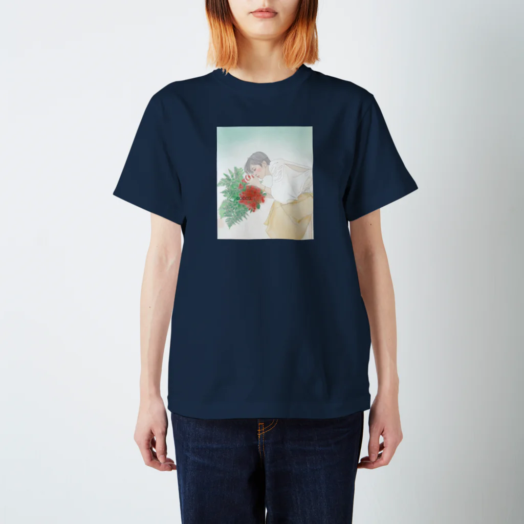 こっこさんのお店のダンサーシリーズ　1 「花の香り」 スタンダードTシャツ