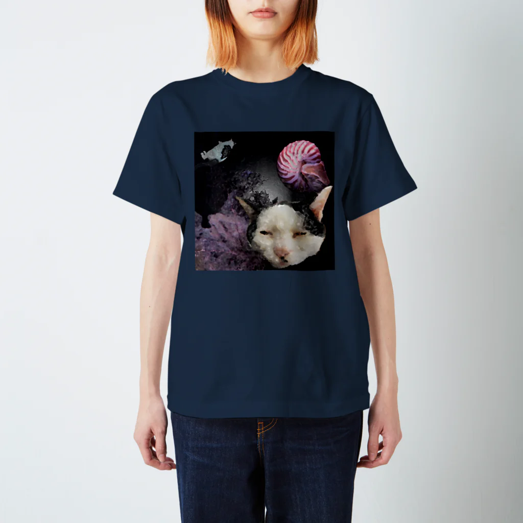 Doruyamaのふじおシュールシリーズ　オウムガイ スタンダードTシャツ