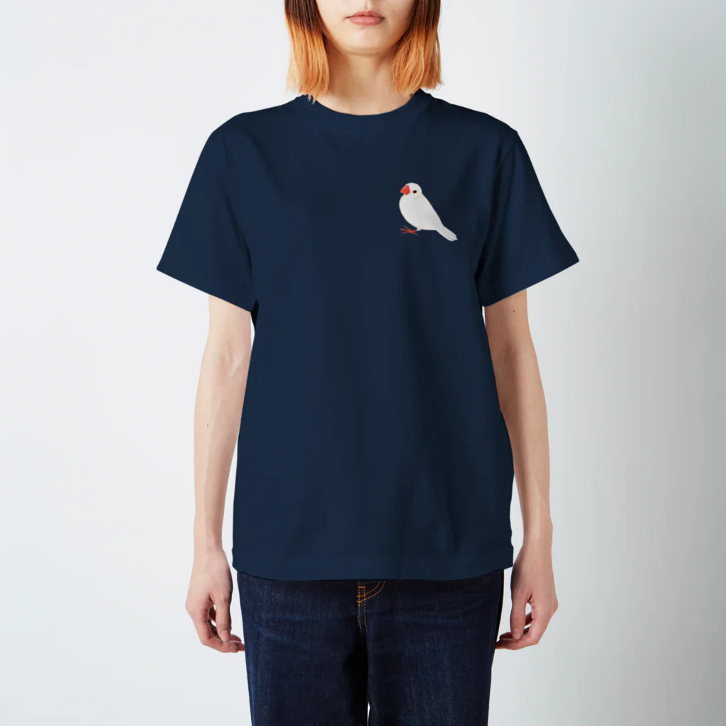 茶原の張り付き文鳥 Regular Fit T-Shirt