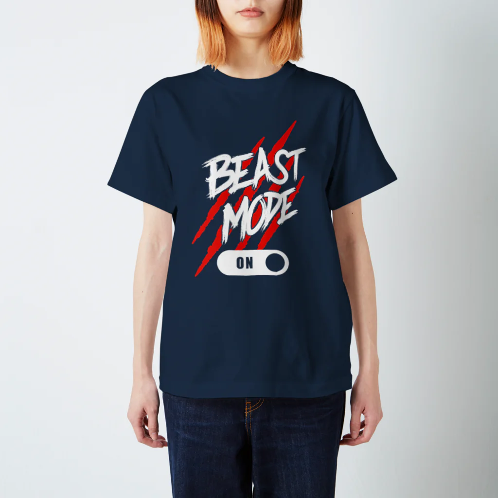 【仮想通貨】ADKグッズ専門店 のBEAST MODE ON 01 スタンダードTシャツ